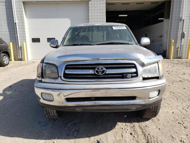 5TBBT4410YS122787 - 2000 TOYOTA TUNDRA ACCESS CAB GRAY photo 5