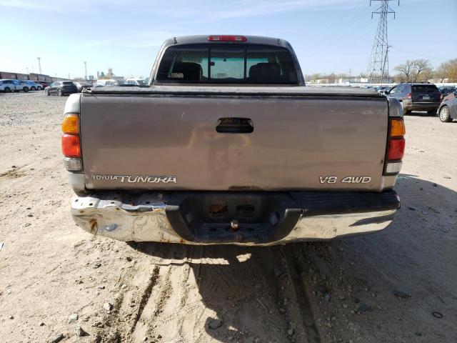 5TBBT4410YS122787 - 2000 TOYOTA TUNDRA ACCESS CAB GRAY photo 6