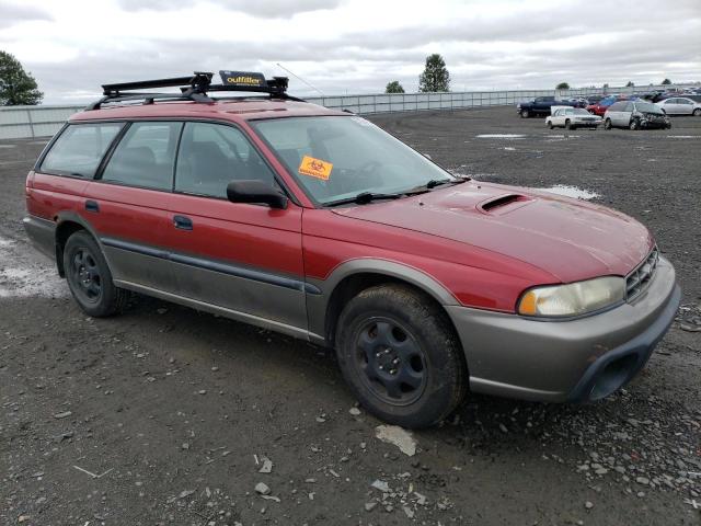 4S3BG6854V7606178 - 1997 SUBARU LEGACY OUTBACK BURGUNDY photo 4