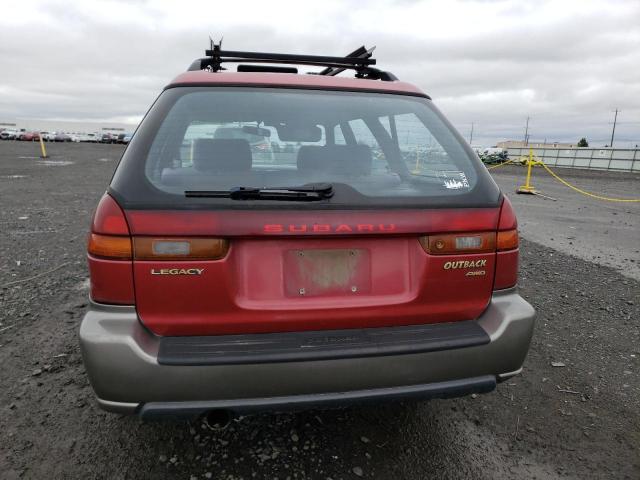 4S3BG6854V7606178 - 1997 SUBARU LEGACY OUTBACK BURGUNDY photo 6