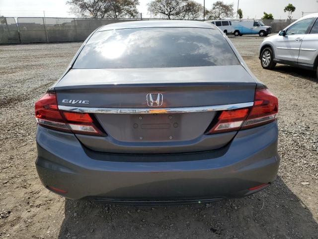 2HGFB2F81DH516917 - 2013 HONDA CIVIC EX GRAY photo 6