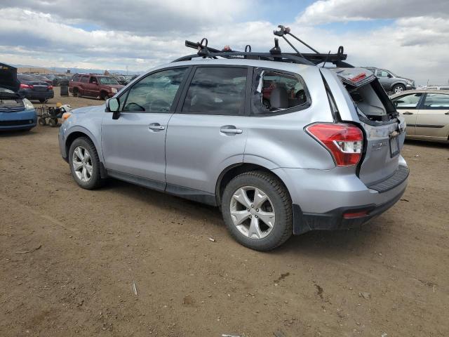 JF2SJAFC3FH595340 - 2015 SUBARU FORESTER 2.5I PREMIUM SILVER photo 2