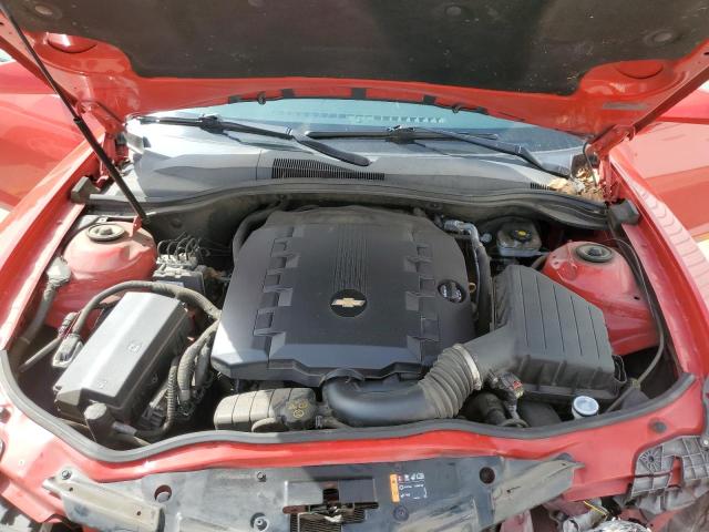 2G1FB1E33F9141455 - 2015 CHEVROLET CAMARO LS RED photo 11