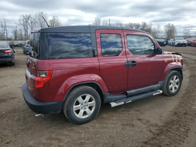 5J6YH2H72AL001167 - 2010 HONDA ELEMENT EX RED photo 3