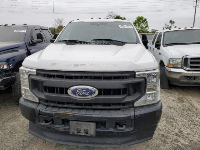 1FT8X3B67LEC72490 - 2020 FORD F350 SUPER DUTY WHITE photo 5