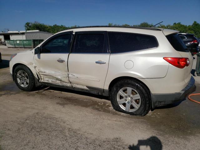 1GNKRGEDXBJ153704 - 2011 CHEVROLET TRAVERSE LT WHITE photo 2