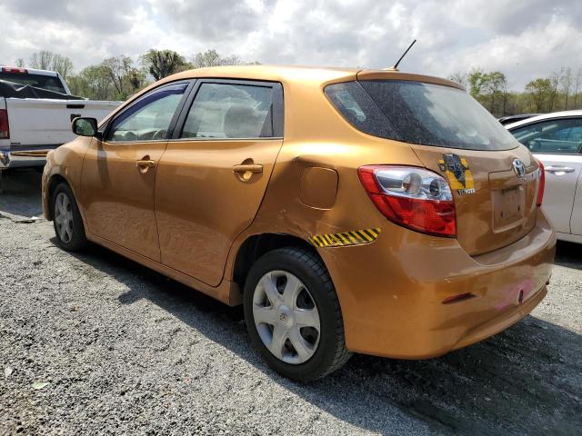 2T1KU40E69C005156 - 2009 TOYOTA MATRIX 金色 照片 2