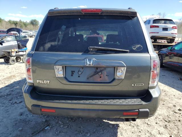 5FNYF18547B033120 - 2007 HONDA PILOT EXL GRAY photo 6