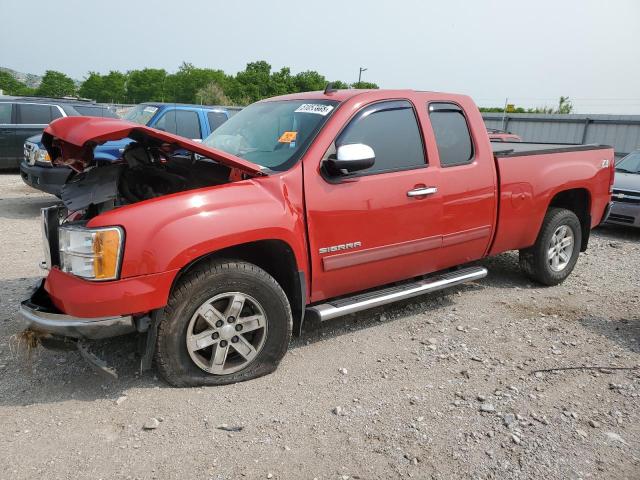 1GTSKVE36AZ279308 - 2010 GMC SIERRA K1500 SLE RED photo 1