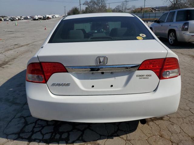 2HGFA1F52AH523034 - 2010 HONDA CIVIC LX WHITE photo 6