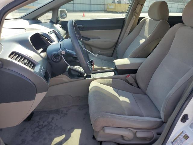 2HGFA1F52AH523034 - 2010 HONDA CIVIC LX WHITE photo 7