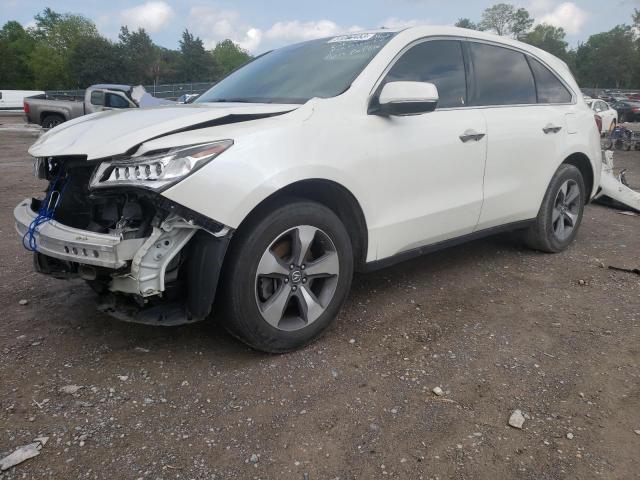 5FRYD4H20GB028282 - 2016 ACURA MDX WHITE photo 1