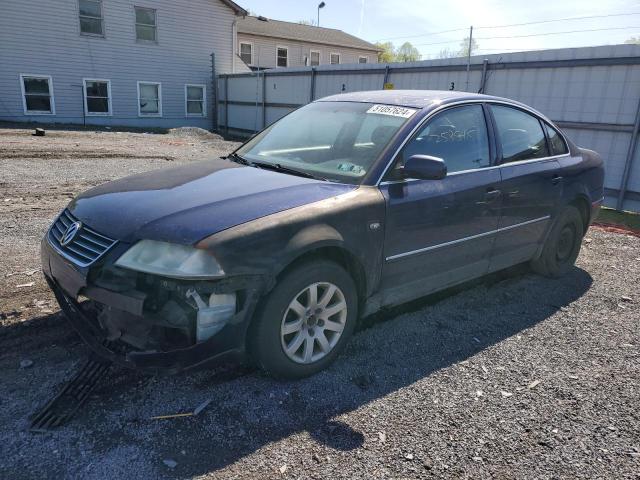 WVWPD63B63P350280 - 2003 VOLKSWAGEN PASSAT GLS BLUE photo 1