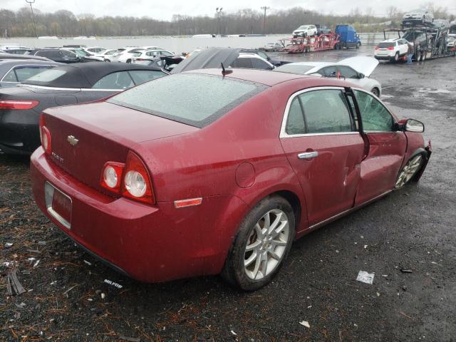 1G1ZE5E13BF326844 - 2011 CHEVROLET MALIBU LTZ MAROON photo 3