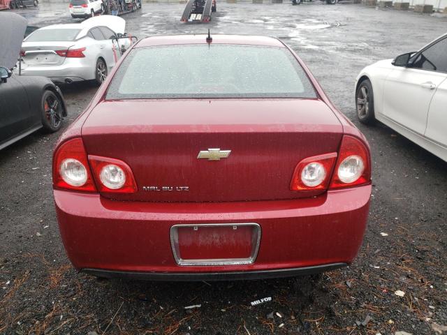 1G1ZE5E13BF326844 - 2011 CHEVROLET MALIBU LTZ მუქწითელი ფოტო 6