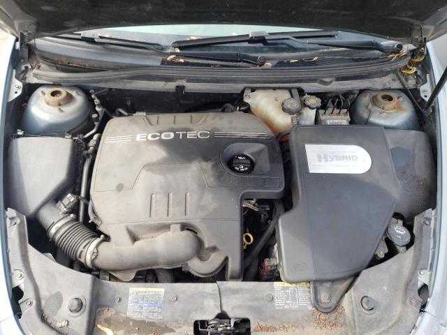 1G1ZF57508F116692 - 2008 CHEVROLET MALIBU HYBRID GRAY photo 11