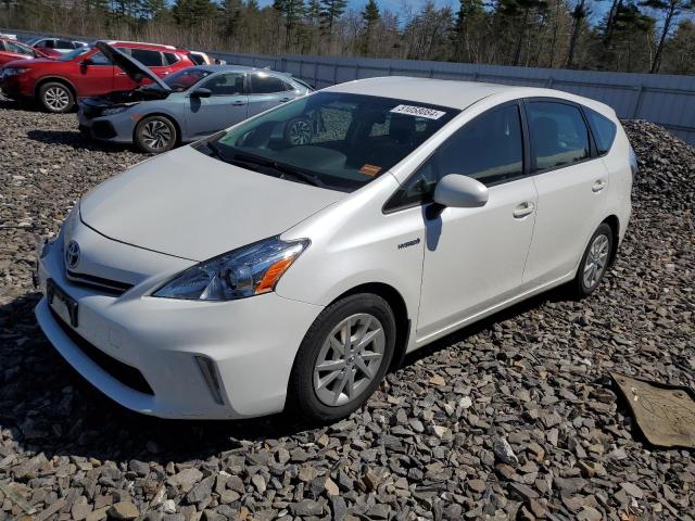 JTDZN3EU5D3221300 - 2013 TOYOTA PRIUS V WHITE photo 1