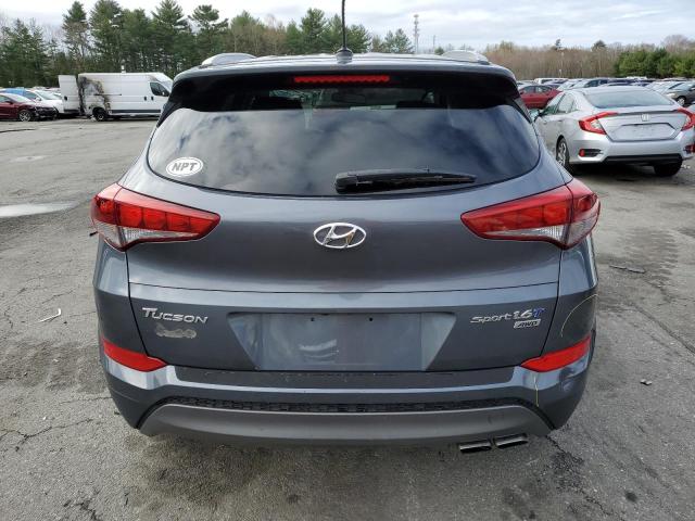 KM8J3CA29GU226517 - 2016 HYUNDAI TUCSON LIMITED GRAY photo 6