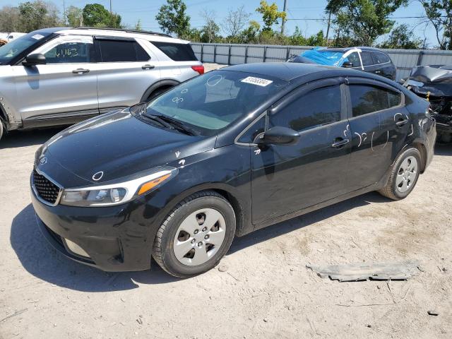 3KPFK4A79HE101306 - 2017 KIA FORTE LX BLACK photo 1