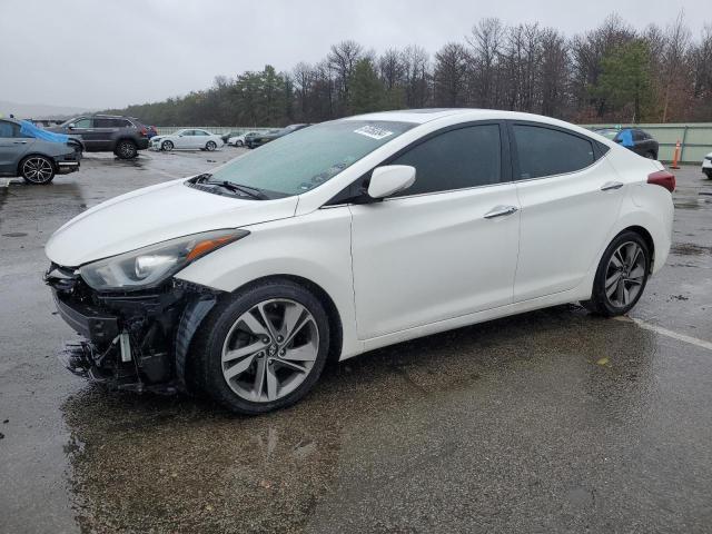 5NPDH4AE9EH490685 - 2014 HYUNDAI ELANTRA SE WHITE photo 1