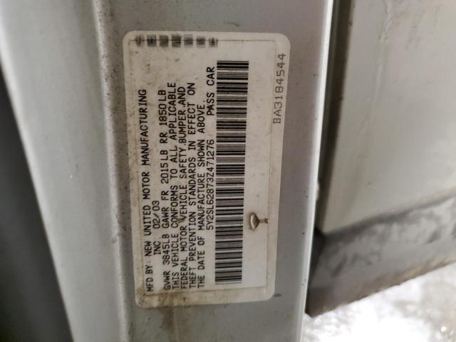 5Y2SL62873Z471276 - 2003 PONTIAC VIBE 银色 照片 13