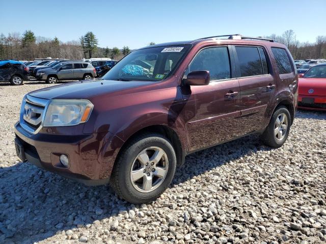 5FNYF4H51BB087775 - 2011 HONDA PILOT EXL PURPLE photo 1