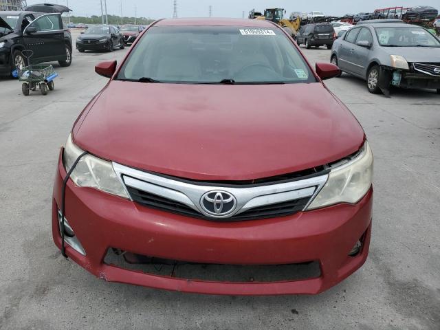 4T4BF1FKXCR254934 - 2012 TOYOTA CAMRY BASE RED photo 5