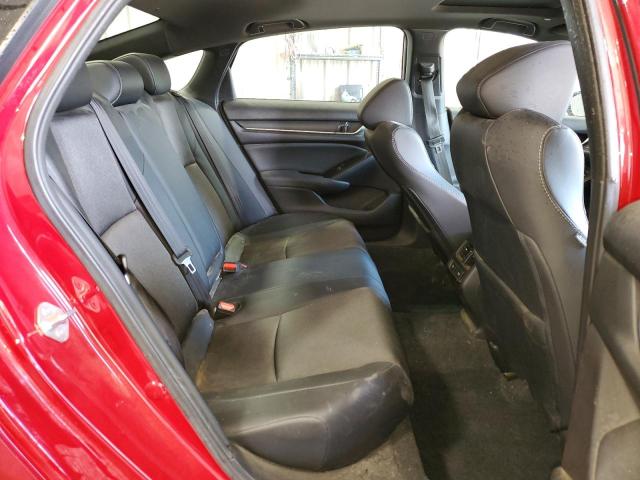 1HGCV2F36MA009668 - 2021 HONDA ACCORD SPORT RED photo 10