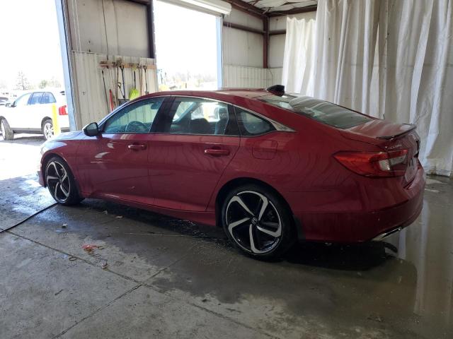 1HGCV2F36MA009668 - 2021 HONDA ACCORD SPORT RED photo 2