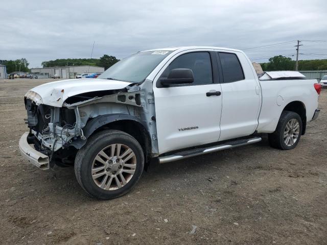 5TFRM5F11DX052761 - 2013 TOYOTA TUNDRA DOUBLE CAB SR5 WHITE photo 1