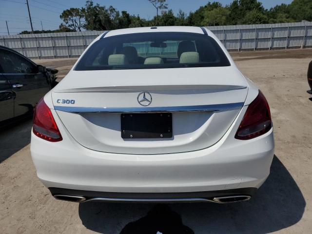 55SWF4JB2JU252219 - 2018 MERCEDES-BENZ C 300 WHITE photo 6