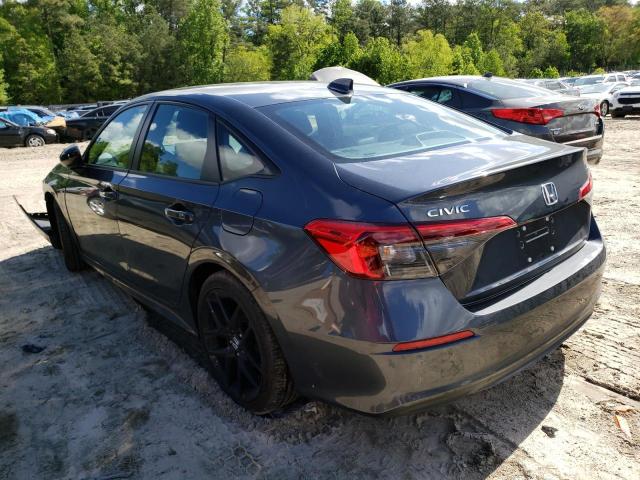 2HGFE2F56NH597704 - 2022 HONDA CIVIC SPORT 灰色 照片 2