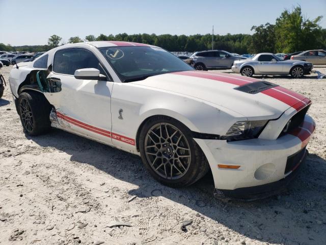 1ZVBP8JZ8D5257171 - 2013 FORD MUSTANG SHELBY GT500 WHITE photo 4