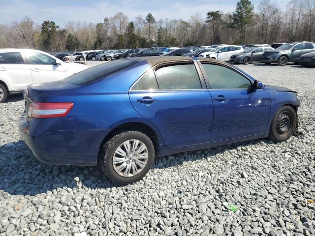 4T1BF3EK1AU581176 - 2010 TOYOTA CAMRY BASE BLUE photo 3