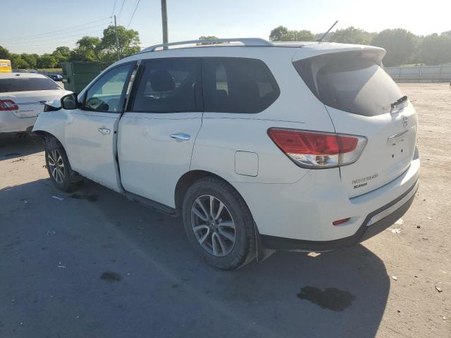 5N1AR2MN8FC680454 - 2015 NISSAN PATHFINDER S WHITE photo 2