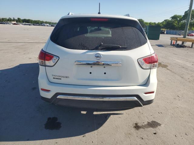 5N1AR2MN8FC680454 - 2015 NISSAN PATHFINDER S WHITE photo 6