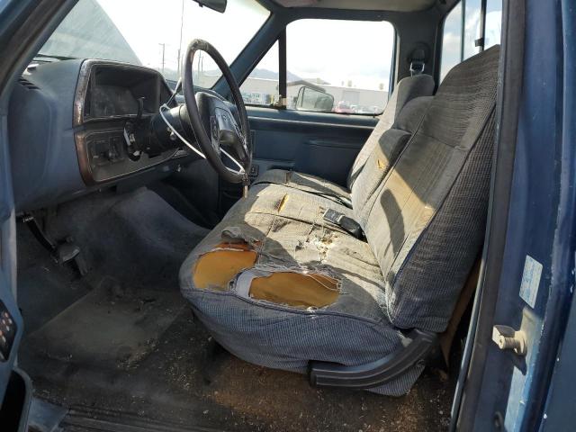 1FTHF25L5HPB36725 - 1987 FORD F250 BLUE photo 7