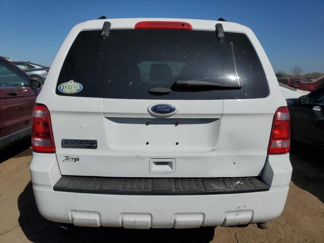 1FMCU0DGXCKA79366 - 2012 FORD ESCAPE XLT WHITE photo 6