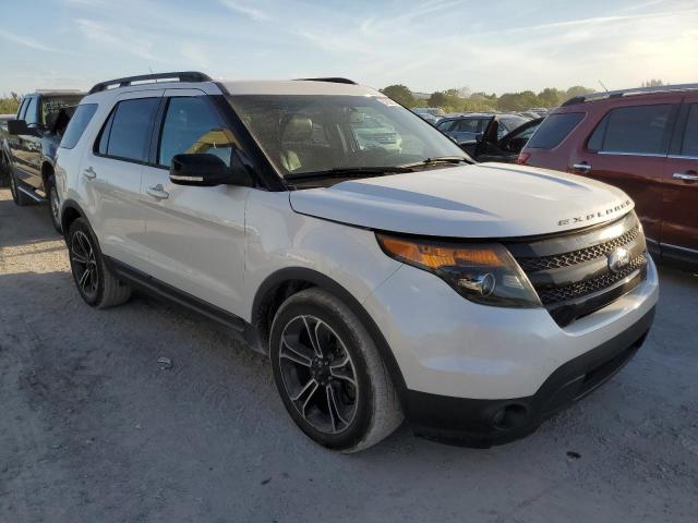 1FM5K8GT0FGA53131 - 2015 FORD EXPLORER SPORT WHITE photo 4