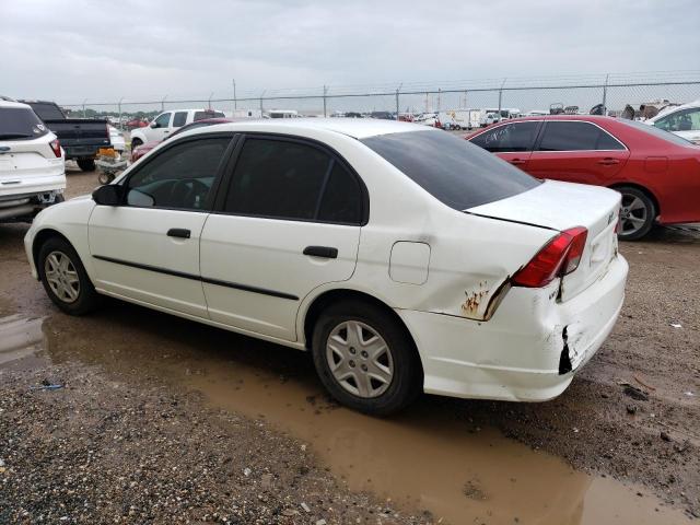 1HGES16315L011930 - 2005 HONDA CIVIC DX VP WHITE photo 2