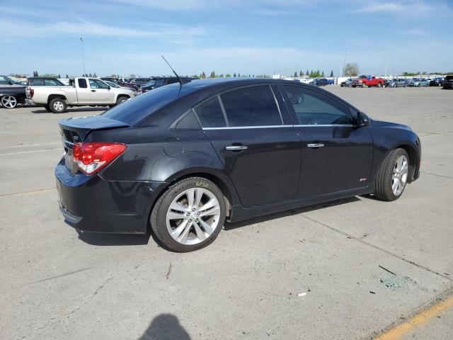 1G1PG5SB6E7337026 - 2014 CHEVROLET CRUZE LTZ CHARCOAL photo 3