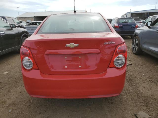 1G1JA5SHXC4129595 - 2012 CHEVROLET SONIC LS RED photo 6
