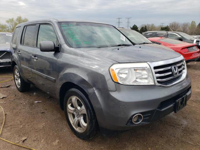 5FNYF4H68CB025347 - 2012 HONDA PILOT EXL GRAY photo 4