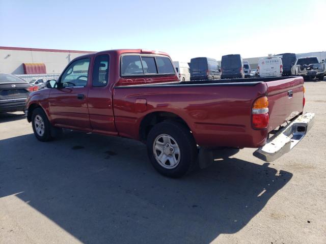 5TEVL52N24Z366423 - 2004 TOYOTA TACOMA XTRACAB RED photo 2