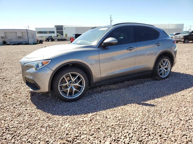 ZASFAKNN6J7B86814 - 2018 ALFA ROMEO STELVIO TI SPORT GRAY photo 1
