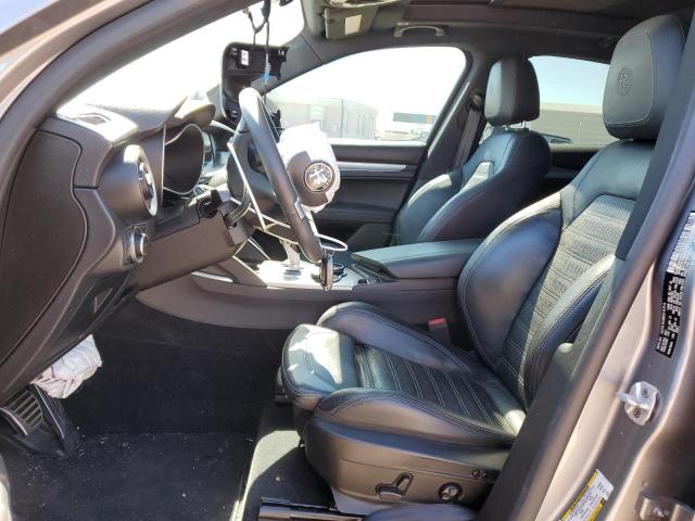 ZASFAKNN6J7B86814 - 2018 ALFA ROMEO STELVIO TI SPORT GRAY photo 7