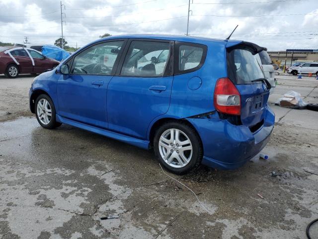 JHMGD38697S044220 - 2007 HONDA FIT S 蓝色 照片 2