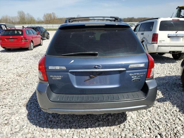 4S4BP86C284330310 - 2008 SUBARU OUTBACK 3.0R LL BEAN BLUE photo 6