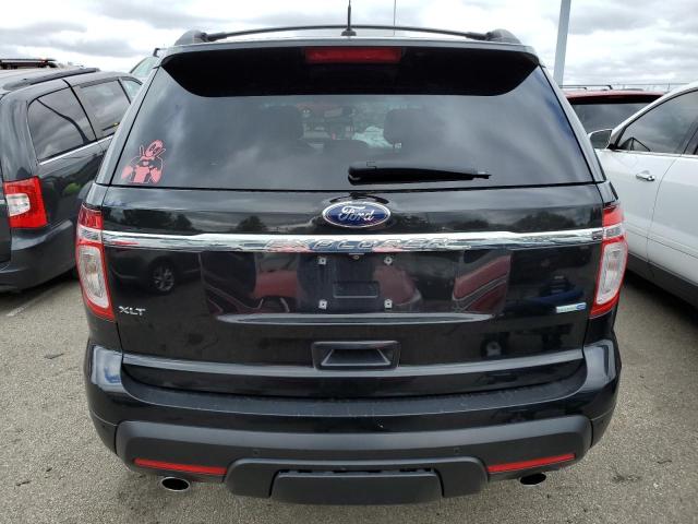 1FM5K8D8XEGA42393 - 2014 FORD EXPLORER XLT BLACK photo 6