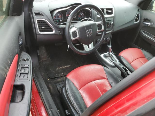 1C3CDZCB2DN552356 - 2013 DODGE AVENGER SXT RED photo 8